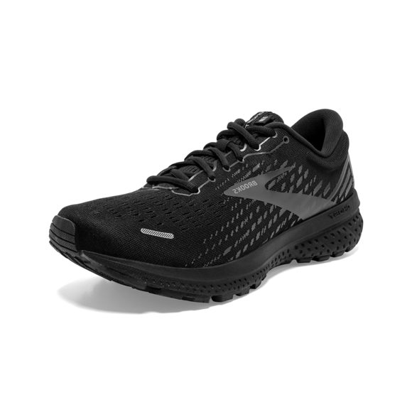 BROOKS MEN'S GHOST 13 RUNNING SHOE - BLACK/BLACK - 10 MEDIUM - Picture 2 of 6